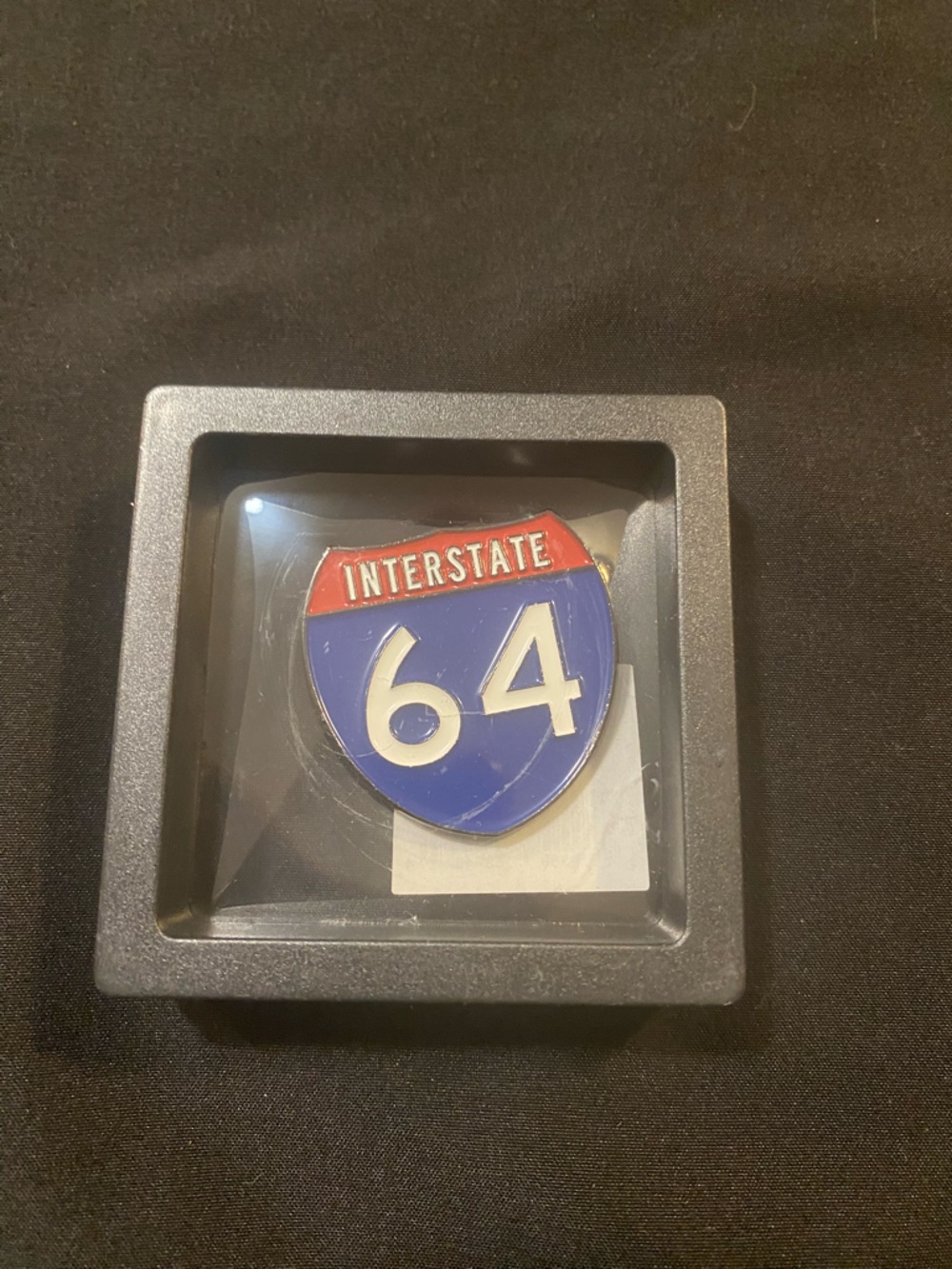 ⭐️ Interstate 64 Enamel Pin - Blue & Red